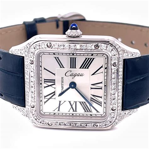 cartier santos dumont diamond.